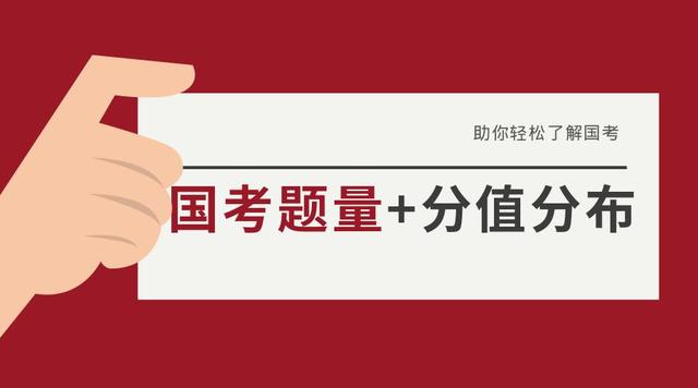 2019年國家公務(wù)員考試，行測分值分布表匯總！