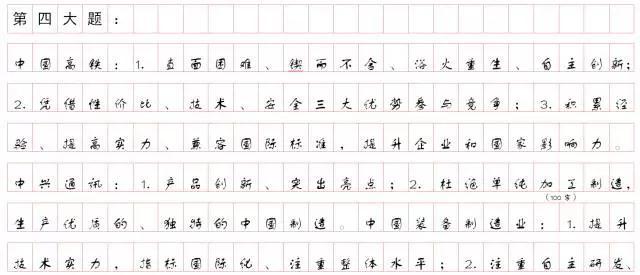 2020國家公務(wù)員考試：申論作答格式