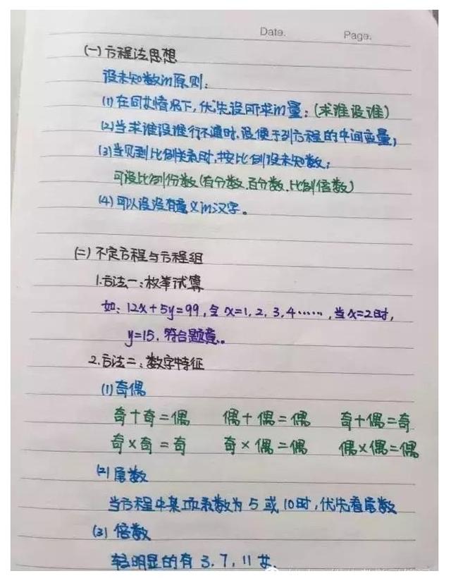 行測公式記不住？學(xué)霸幾張筆記就搞定了！